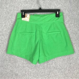 Sincerely Jules Shorts Size 9 Green Pleated Career Church Preppy Academia Brat